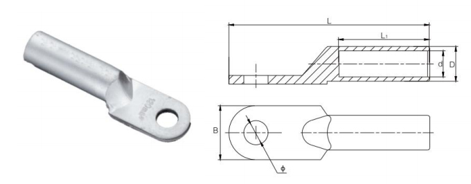 Cosses de câble en aluminium DL