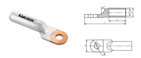 Cosses de câble bimétalliques DTL