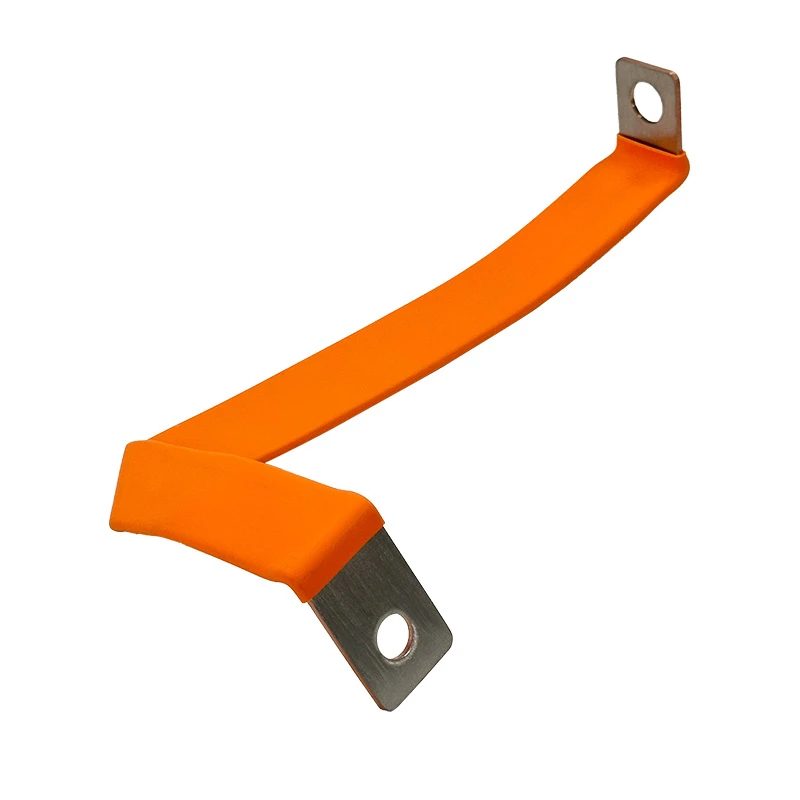 Connecteurs flexibles lamin&eacute;s en feuille de cuivre avec embouts
