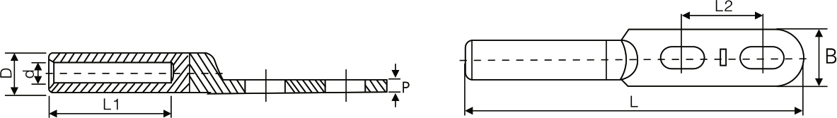 Cosses de câble bimétalliques BL-LP